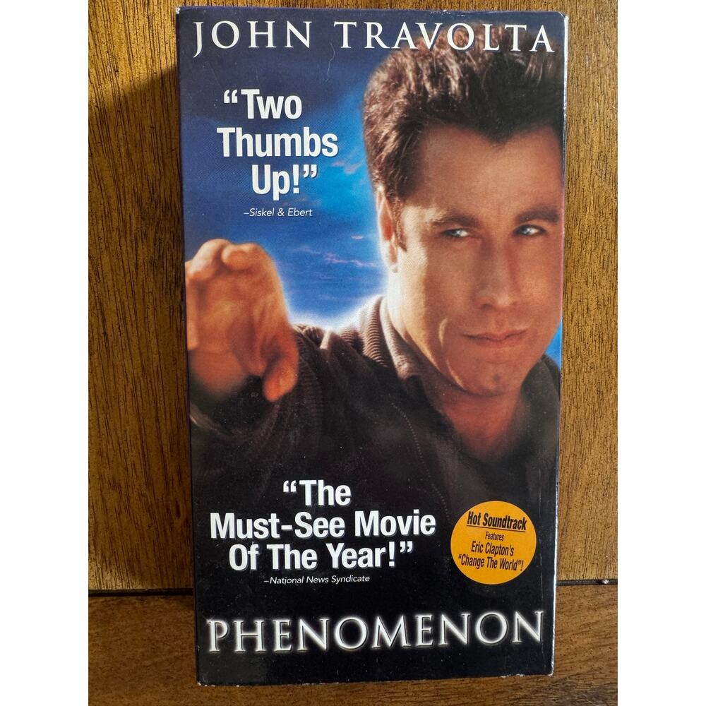 Phenomenon VHS 1996 John Travolta Touchstone Home Video Movie